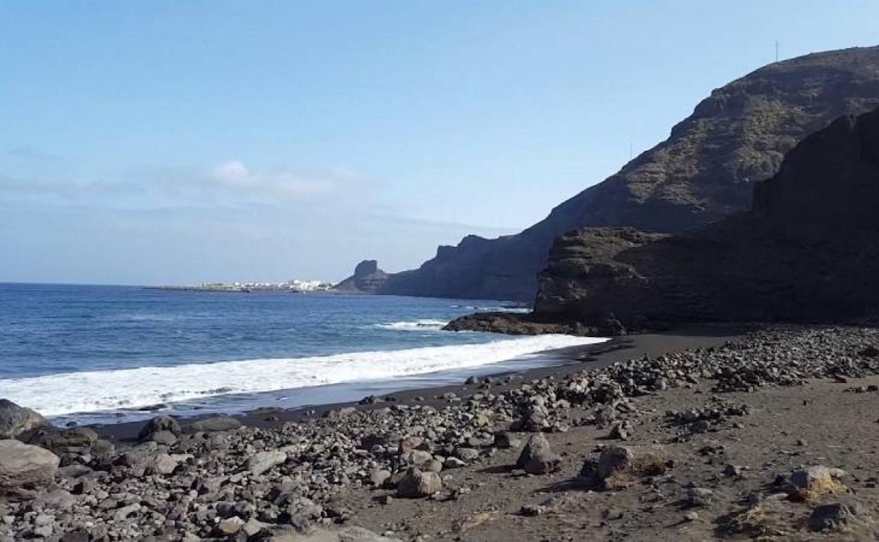 Imagen de archivo de playa de Guayedra, en el norte de Gran Canaria. 