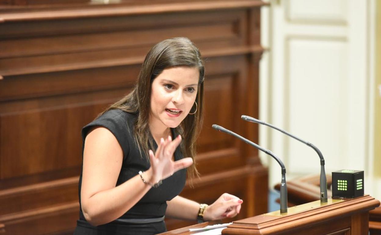 Fachada del Parlamento de Canarias. 