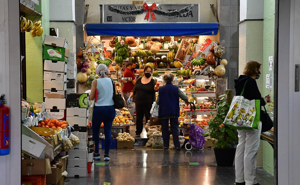 La buena alimentación es un pilar de la vida saludable. Imagen del mercado de Vegueta. 