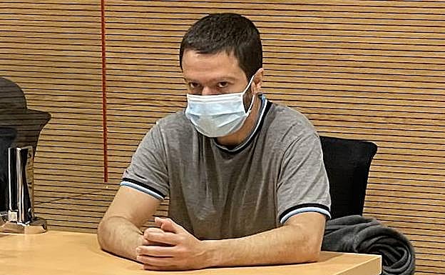 Marcos José, ayer durante la última jornada antes de que el jurado empiece a deliberar. 