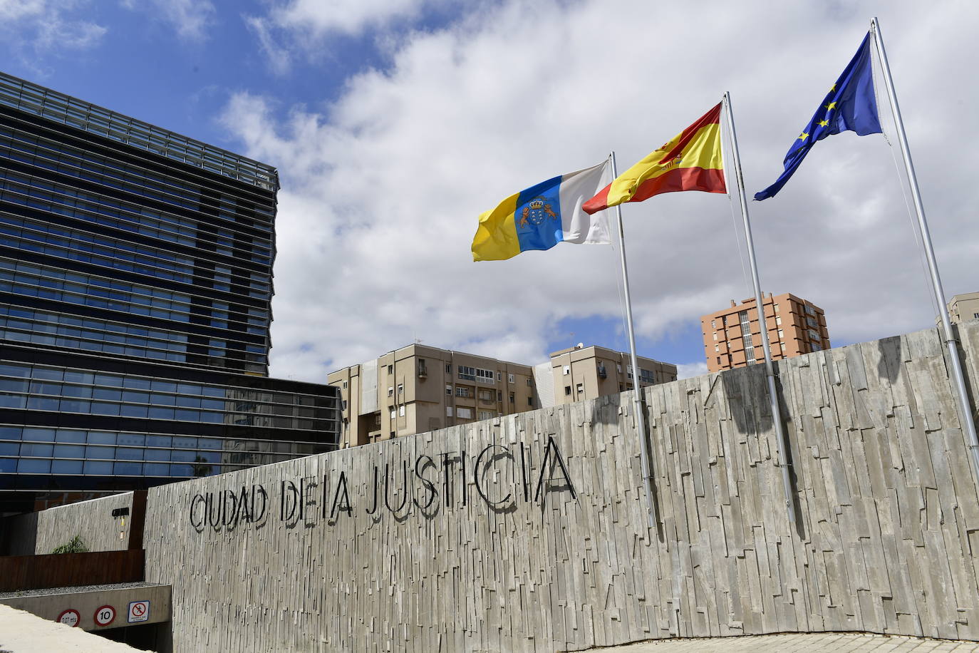 Imagen de los juzgados de la capital grancanaria. 