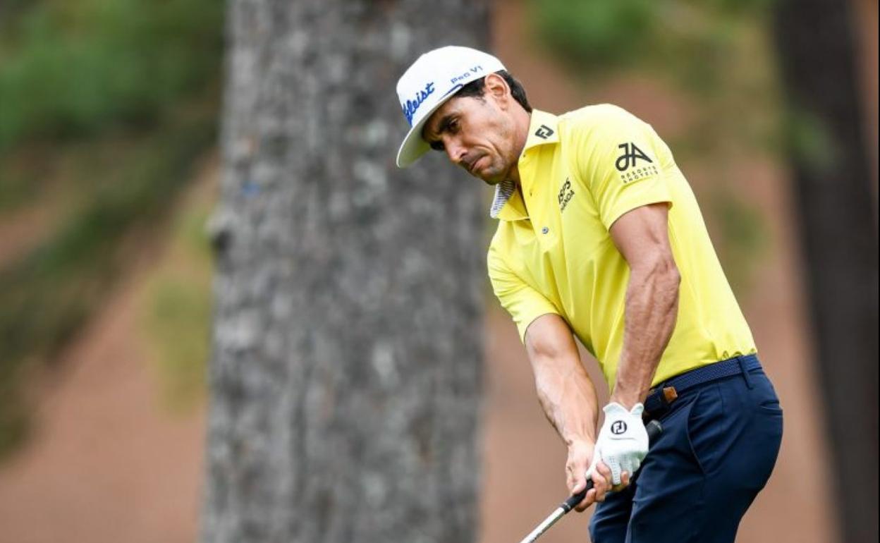 Rafa Cabrera Bello, durante una competición reciente. 
