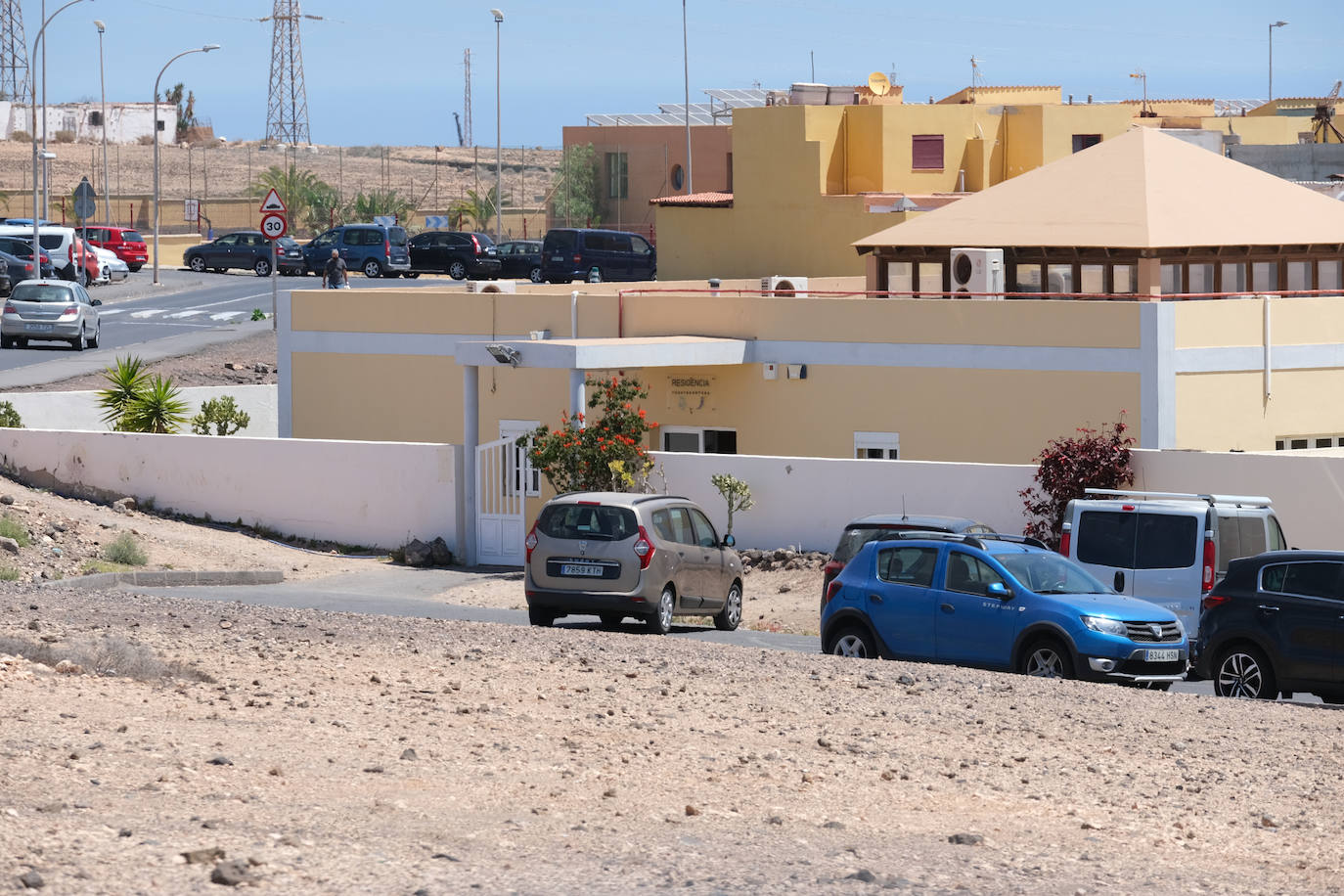 Imagen del centro de menores migrantes no acompañados en Puerto del Rosario. 