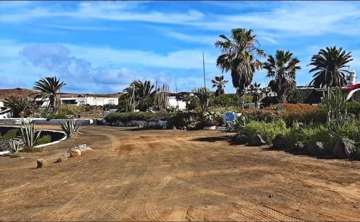 Imagen de la casa donde se quedó unos días Carbonero. 