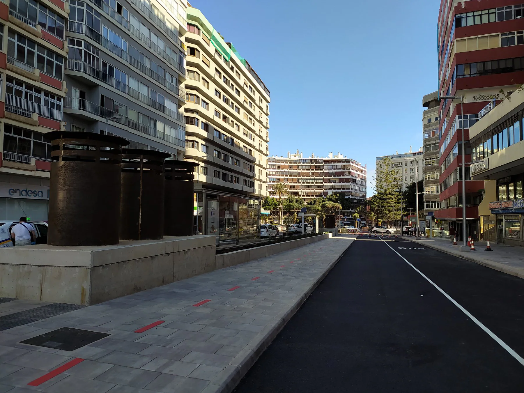 La actuación facilitará la transferencia de viajeros Guaguas y Global con la MetroGuagua, en la calle Galicia. 