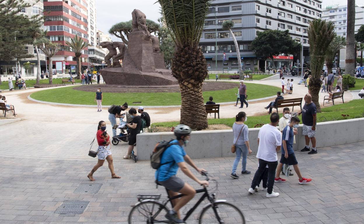 Paseo por la zona de la plaza de España. 