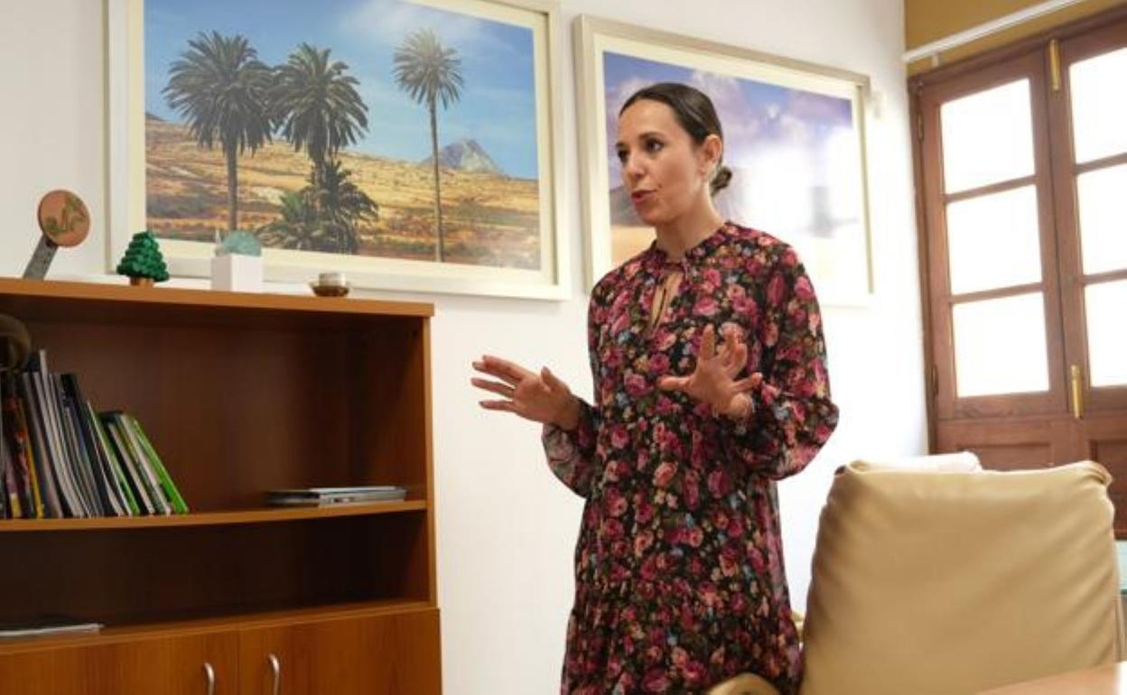 Jessica de León, consejera de Turismo. 