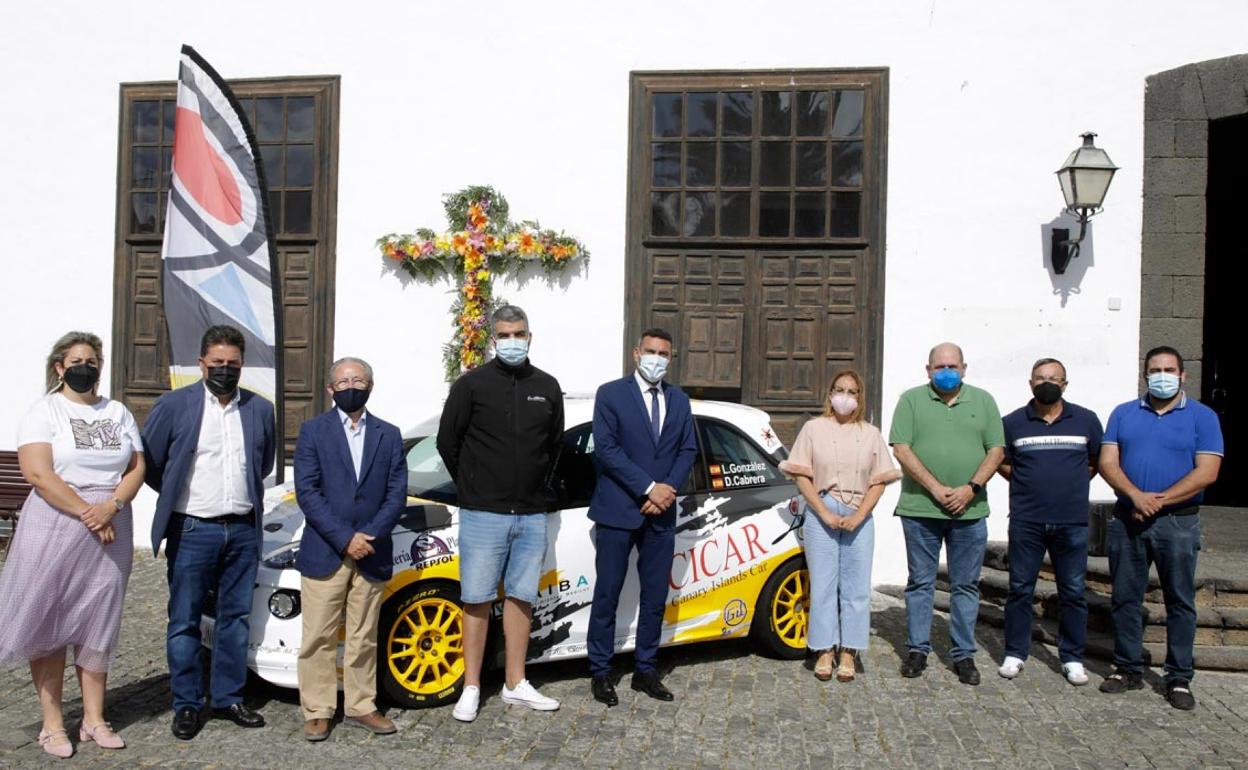 Instantánea tomada durante el acto de presentación del Rally Villa de Teguiste. 