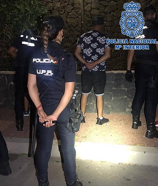 Imagen de las detenciones. 