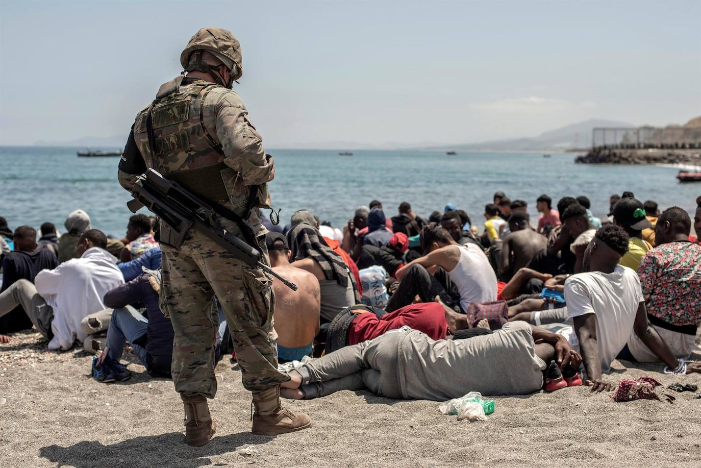 Fotos: Sánchez afronta la mayor crisis migratoria y diplomática desde la Transición