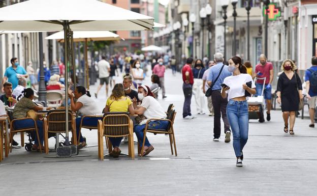 Imagen de la calle Triana en la capital grancanaria