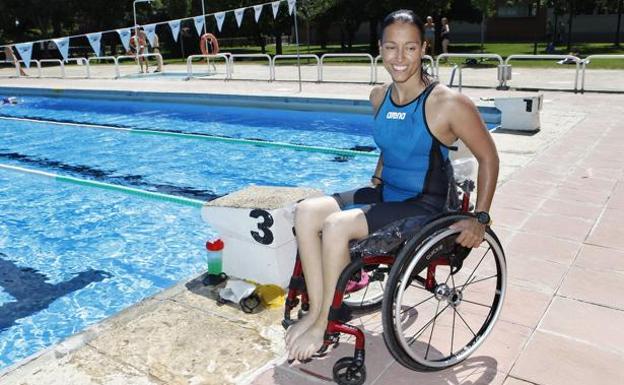 La nadadora paralímpica Teresa Perales. 