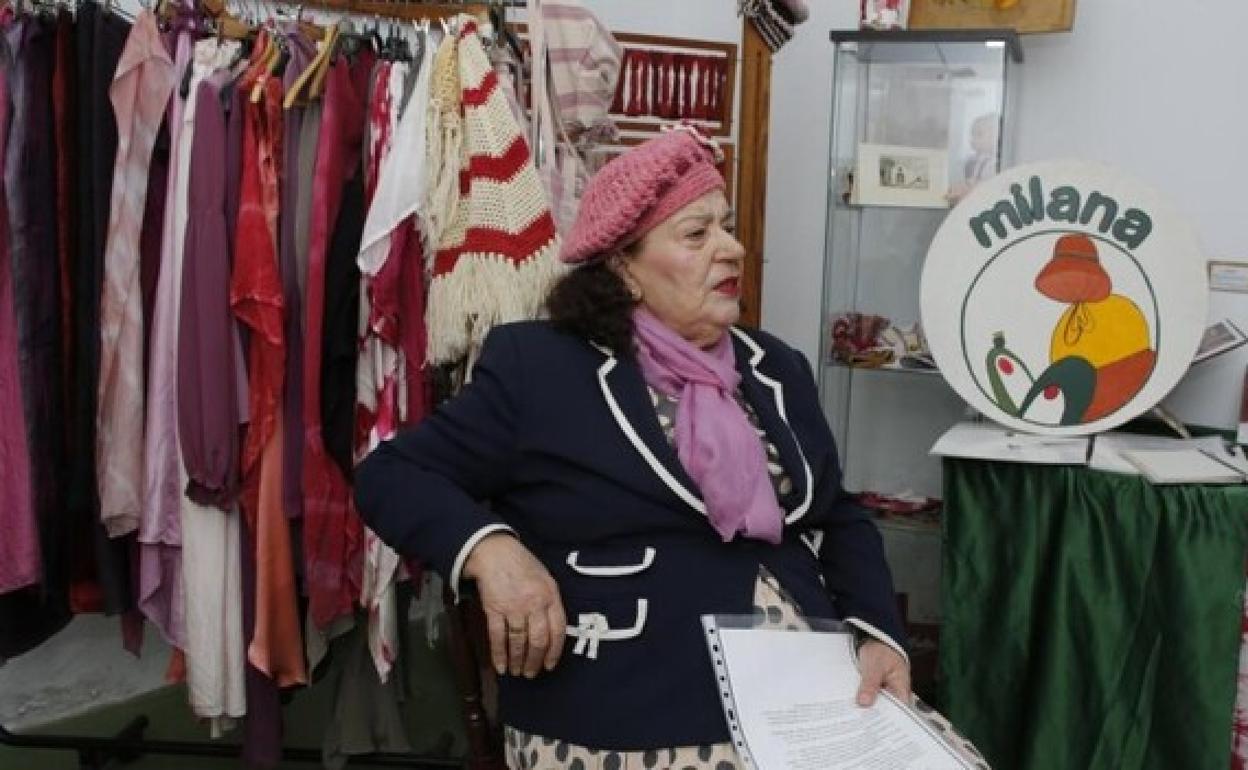 Chana Perera, presidenta del Cabildo de Lanzarote a finales del pasado siglo. 