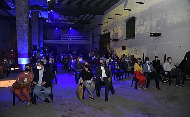 Augusto Hidalgo, en un acto en la llamada Casa Fyffes. 