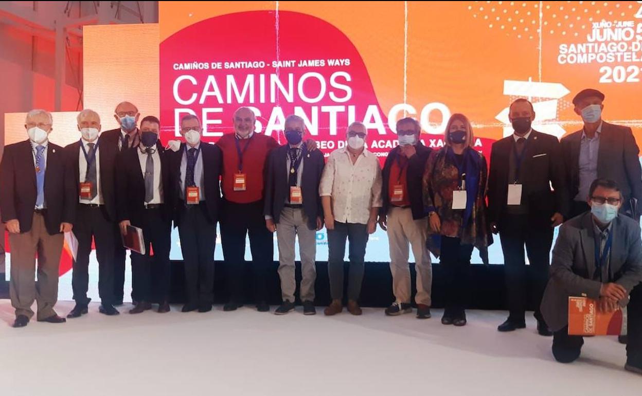 La jueza canaria Reyes Martel, en el I Congreso Mundial Jacobeo celebrado en Santiago