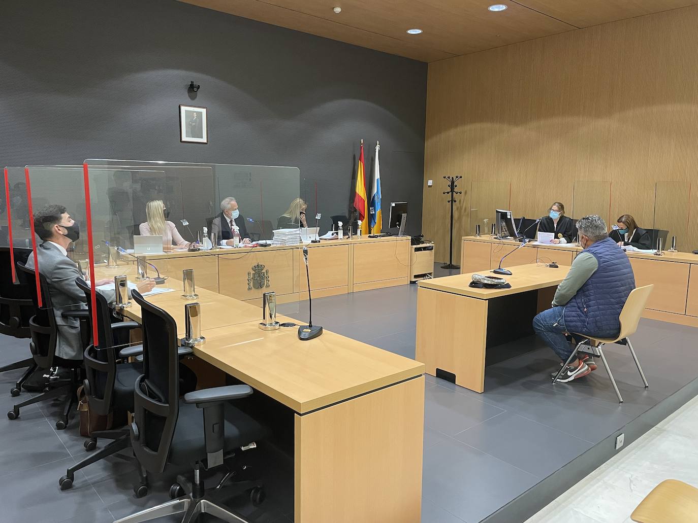 Imagen del juicio celebrado este martes. 