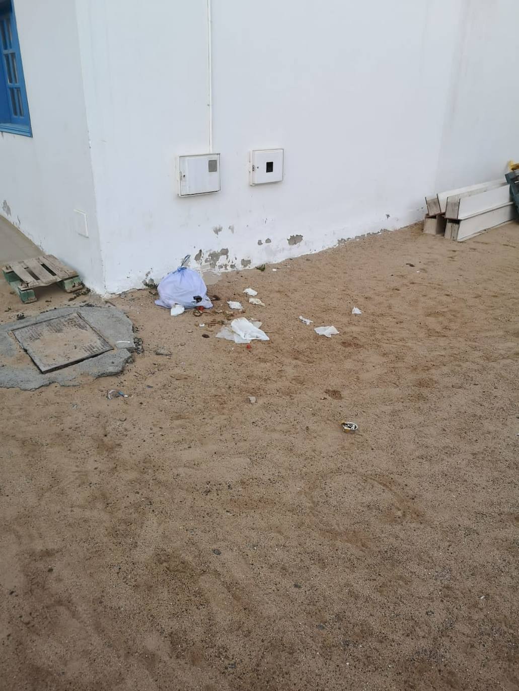 Fotos: Caleta de Sebo se llena de desperdicios