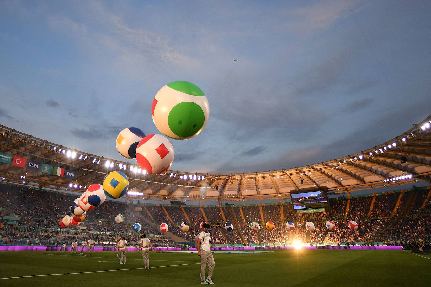 Fotos: La ceremonia de la Eurocopa, en imágenes