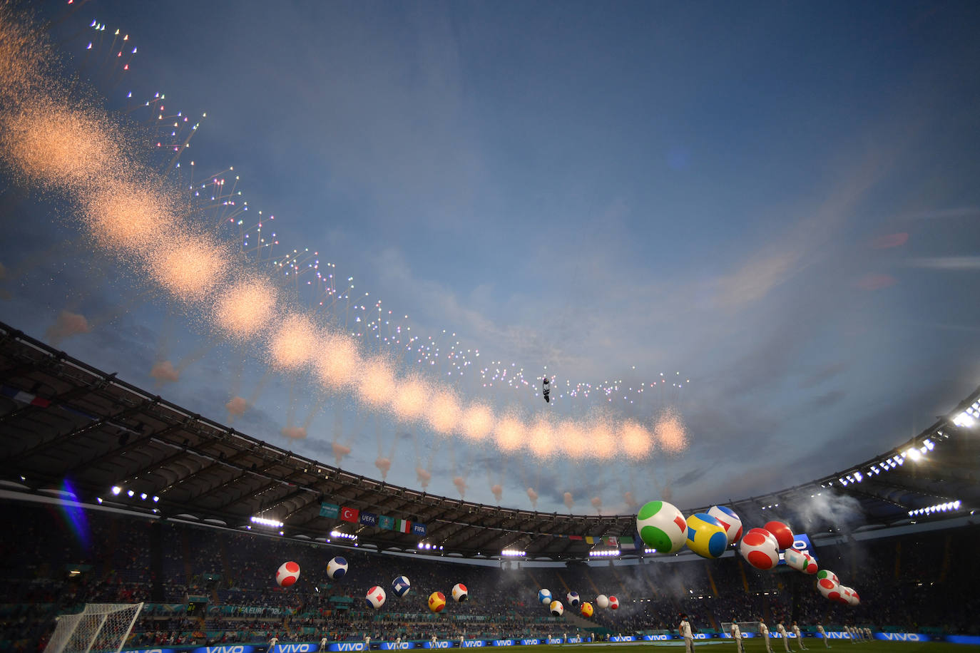 Fotos: La ceremonia de la Eurocopa, en imágenes