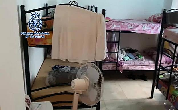 La Policía Nacional libera a nueve mujeres explotadas sexualmente