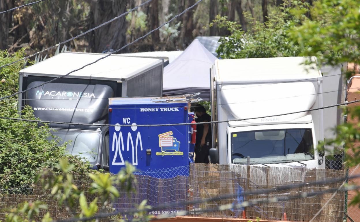 Rodaje en Gran Canaria de la película La casa entre cáctus 