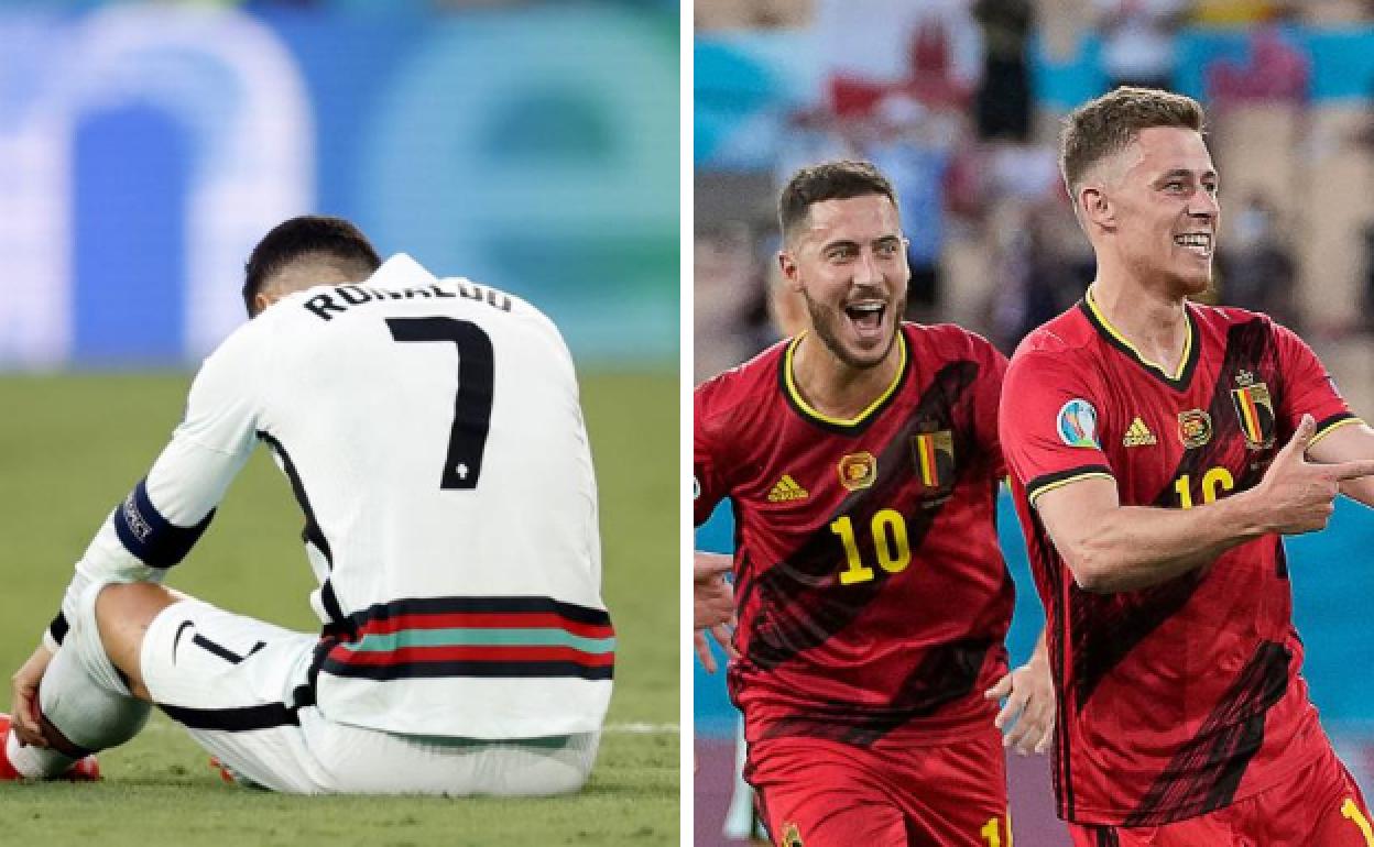 Bélgica echa a Ronaldo de la Eurocopa