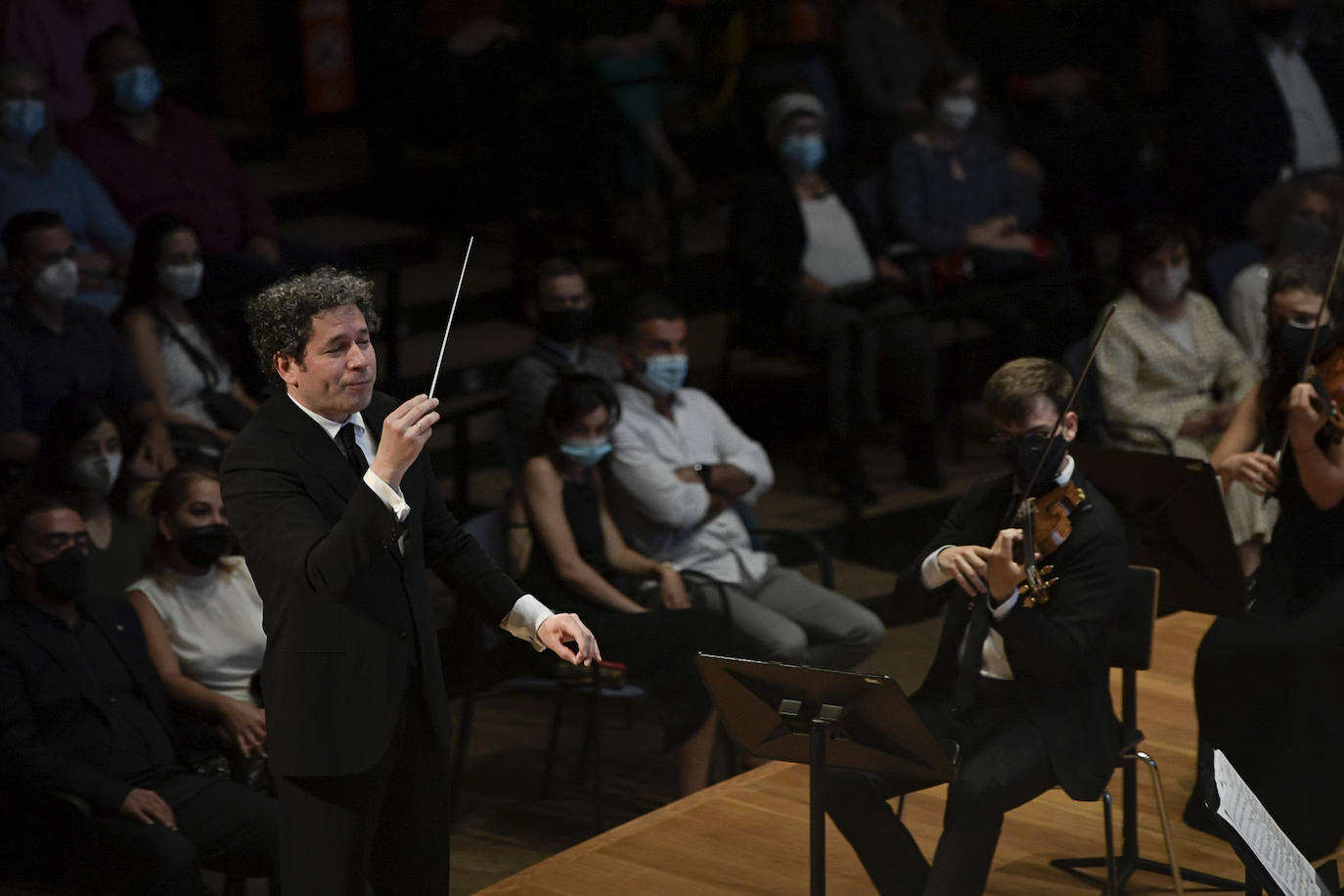 Fotos: Concierto de Dudamel en el auditorio Alfredo Kraus