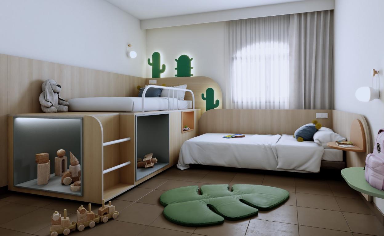 Habitaciones tematizadas para familias en HD Parque Cristóbal Gran Canaria (Kids Suites). 