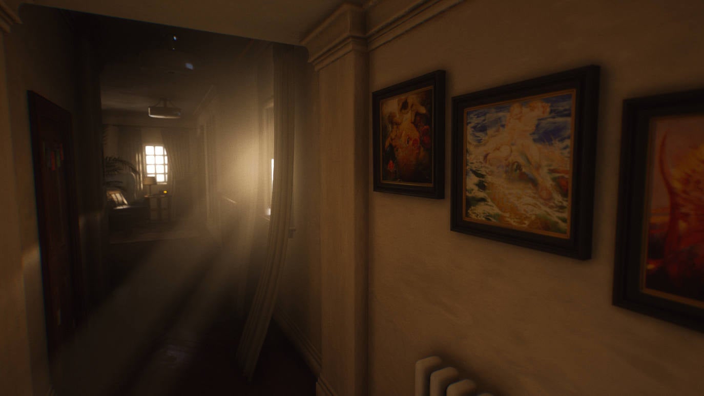 Detalle de 'Luto', en el que se ven varios de los cuadros de la serie del 'Poema del Atlántico' 