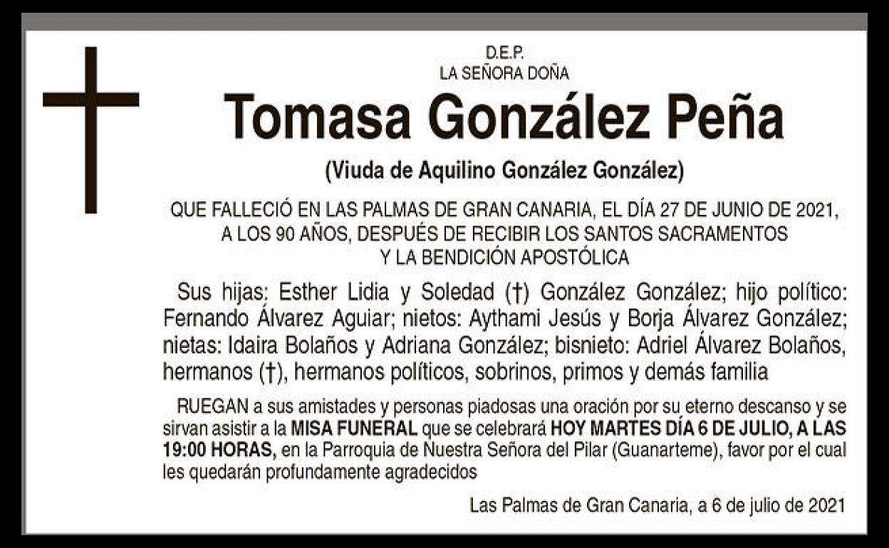 Tomasa González Peña
