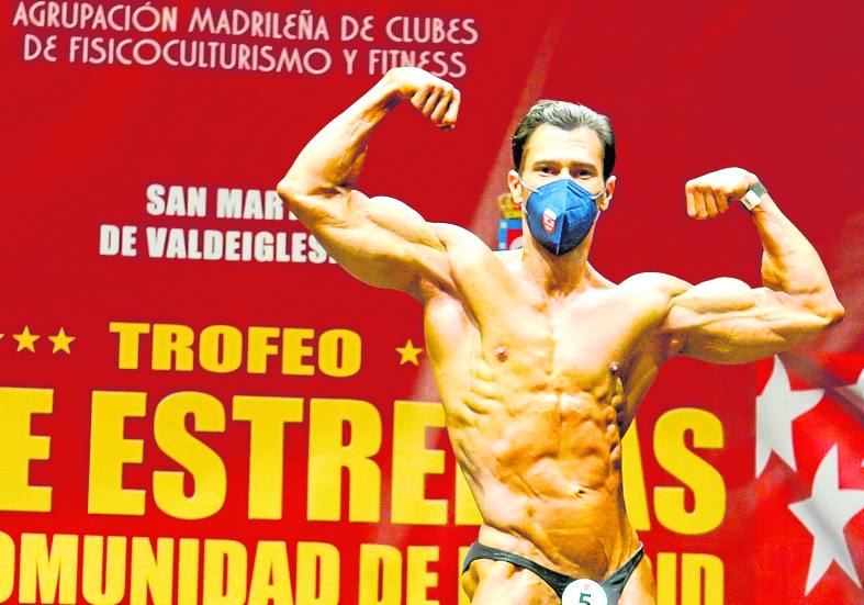 Instantánea tomada durante el campeonato a Aarón Ojeda. 