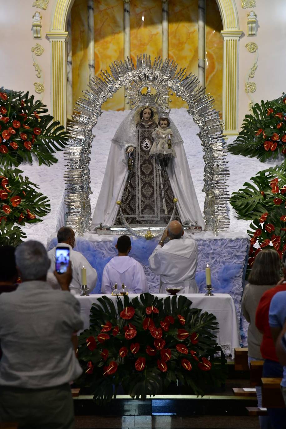 Fotos: Bajada de la Virgen del Carmen en La Isleta