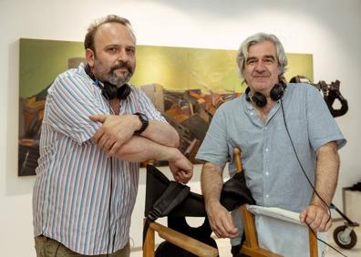 Imagen secundaria 1 - Tres fotografías del rodaje.