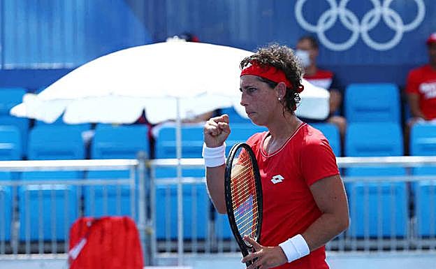 Carla Suárez se emociona al caer en Tokio: «Lo he pasado muy mal»