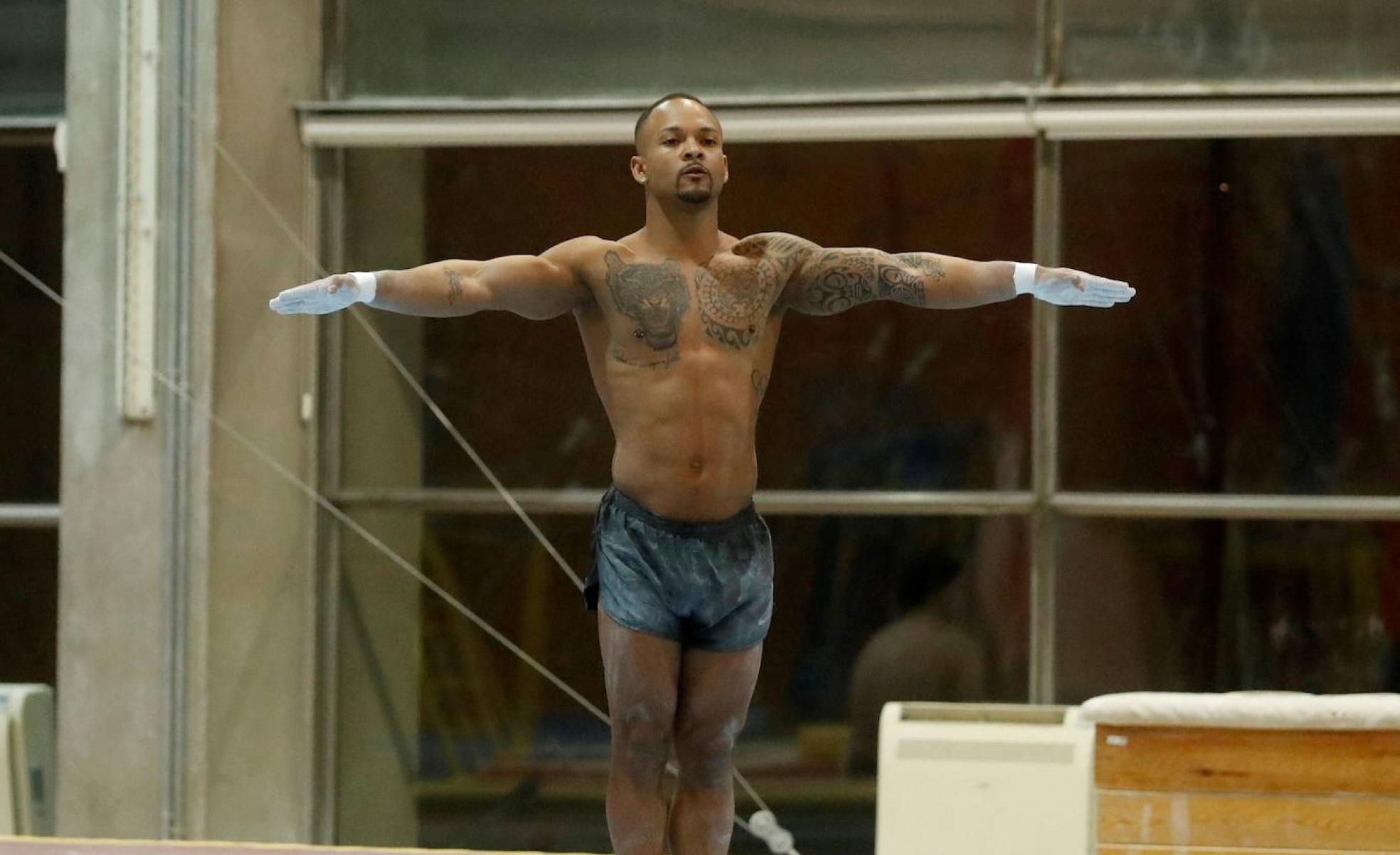 El gimnasta Ray Zapata. 