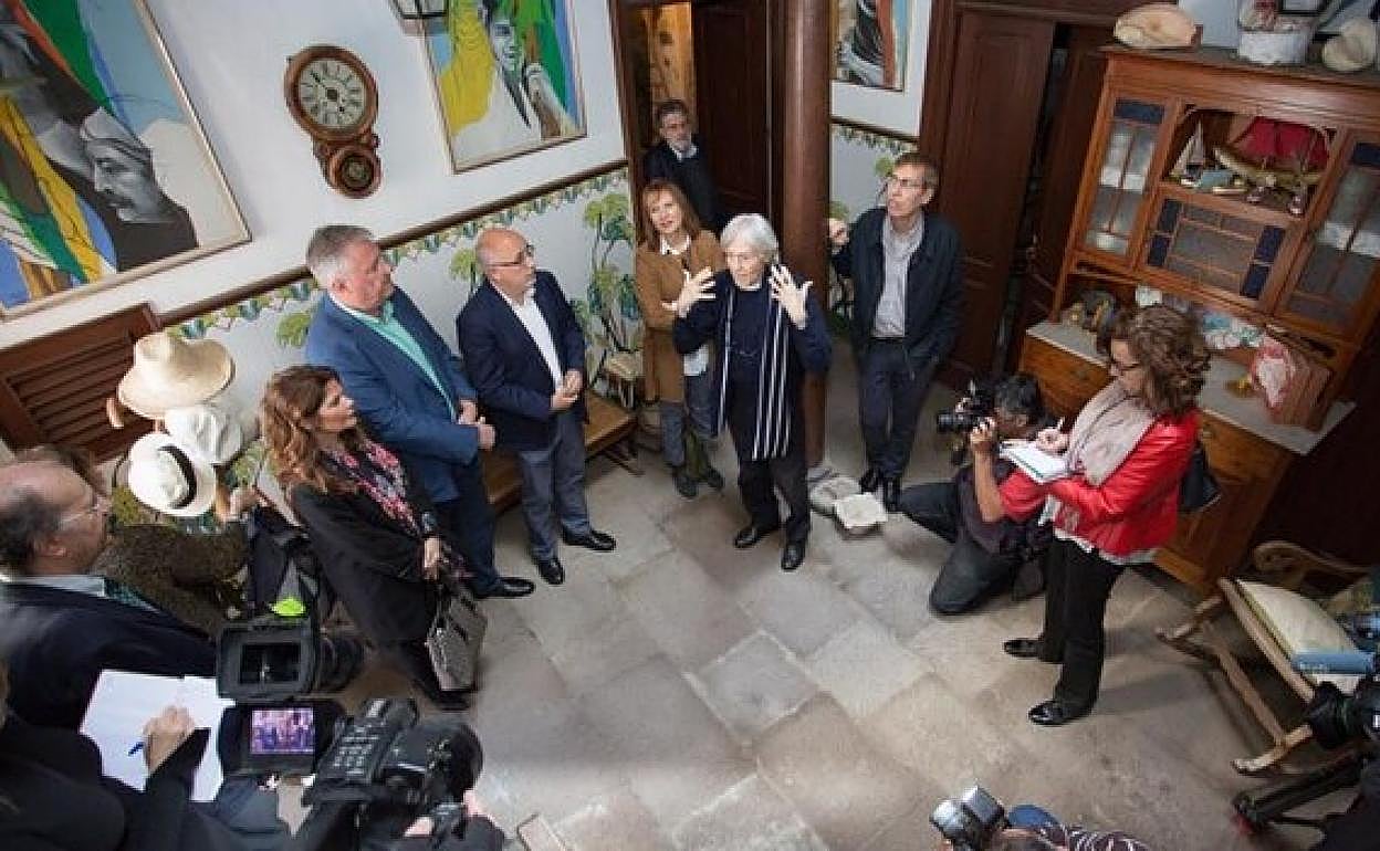 Imagen de archivo de Pepe Dámaso en su casa de Agaete. 