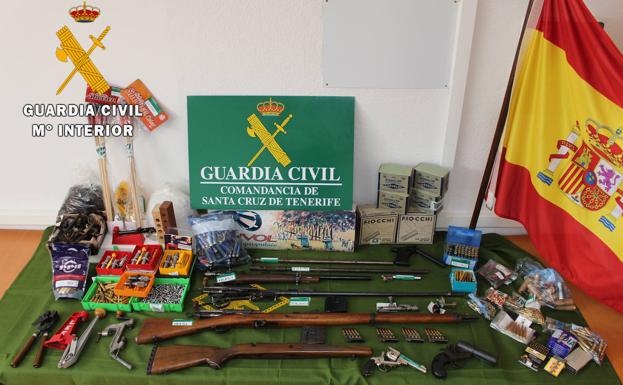 Detenido por vender armas que compraba por piezas en internet