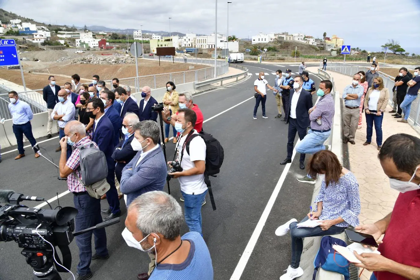 Fotos: Abre otro tramo de la circunvalación en Gran Canaria