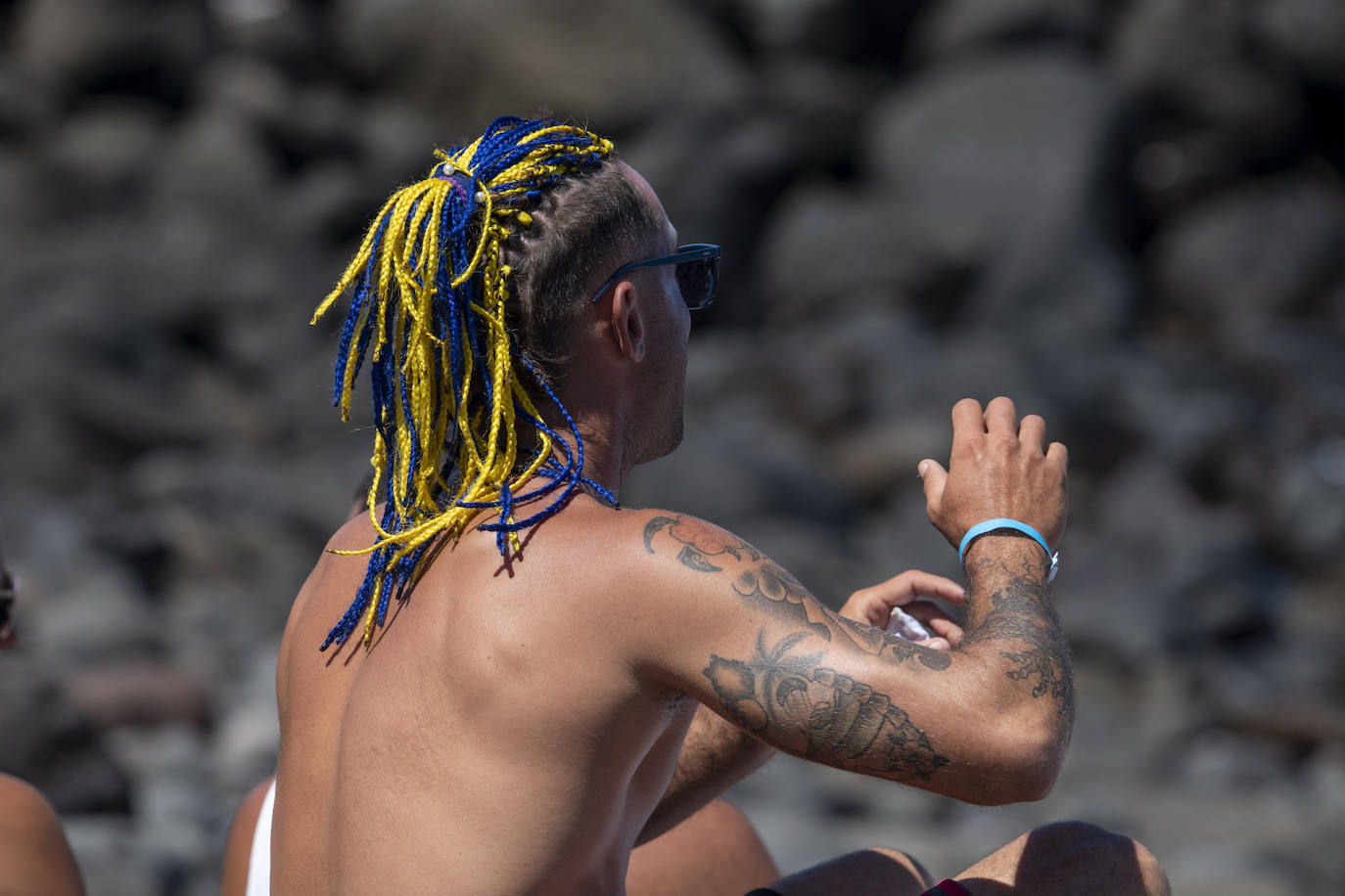 Fotos: El burrero acoge el campeonato de España de Kiteboarding y la primera competicion de Wing Foil de la isla