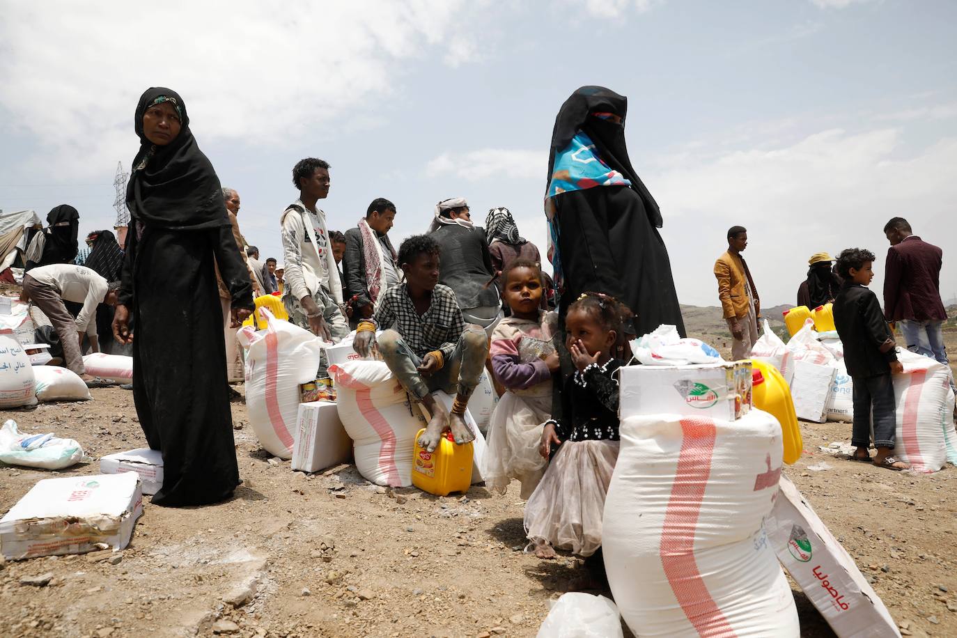 Fotos: La ONU lleva alimentos a Yemen