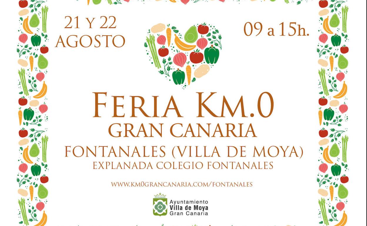 La Feria Km.0 Gran Canaria regresa a Moya por las Fiestas de San Bartolomé en Fontanales