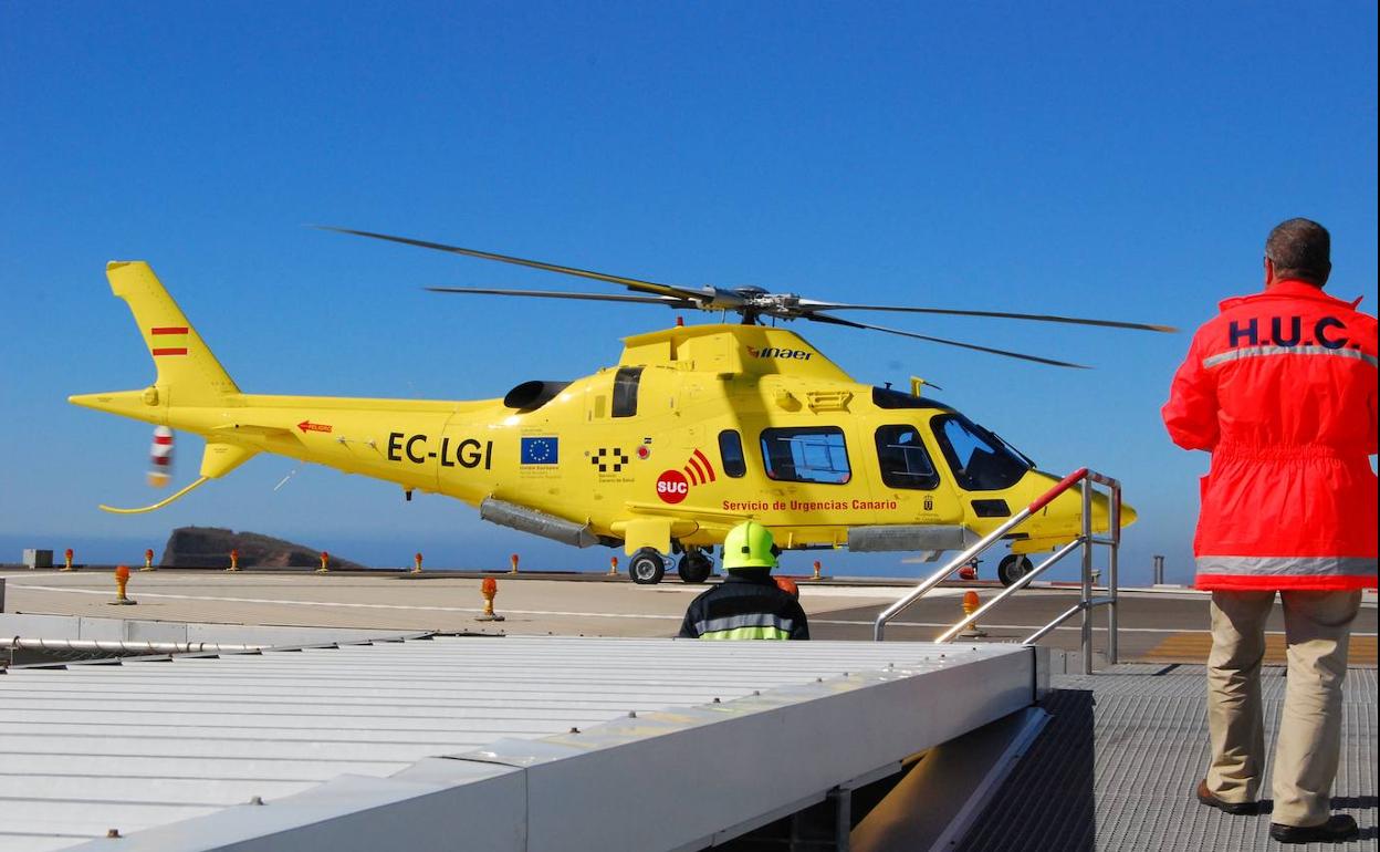 17 aterrizajes mensuales en la helisuperficie del HUC