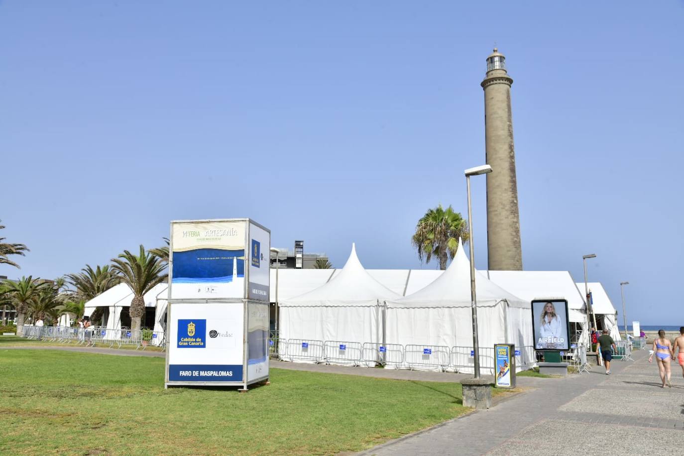 Fotos: Artesanía en el Faro de Maspalomas