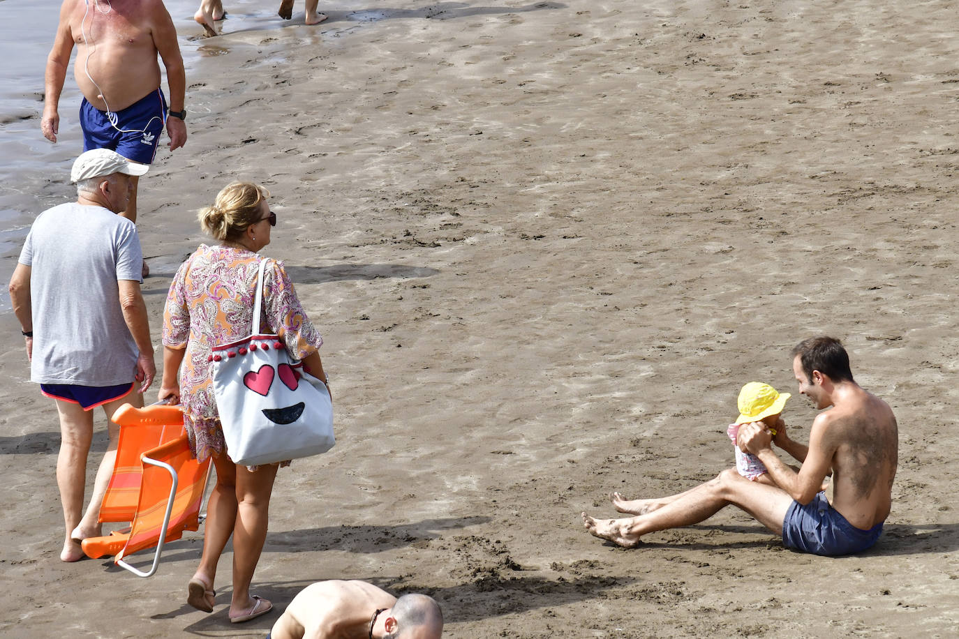 Fotos: Las playas grancanarias, a rebosar en plena ola de calor