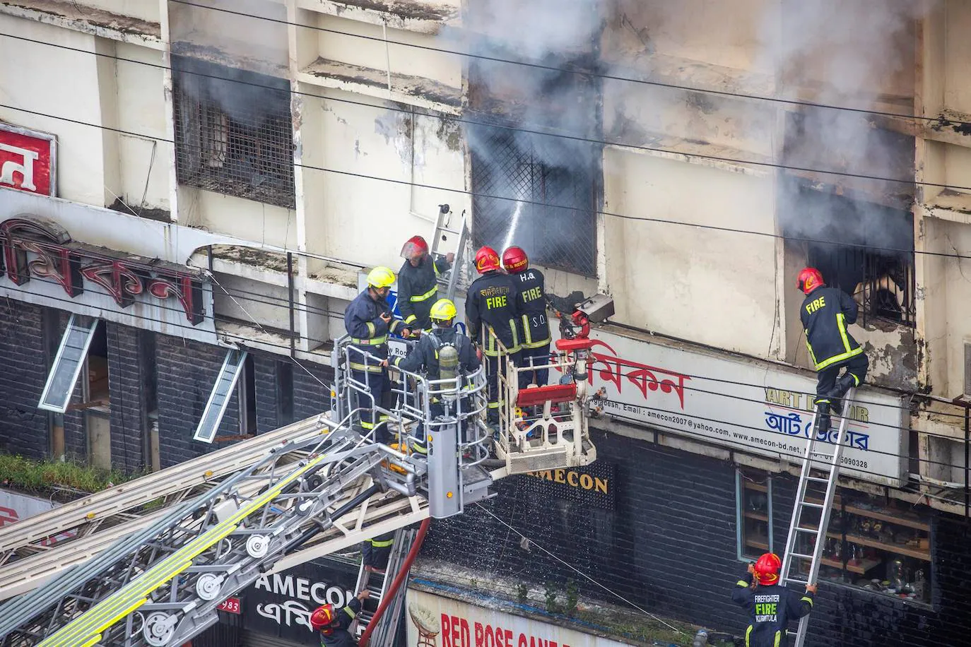 Fotos: Incendio en Dakha, en Banglades