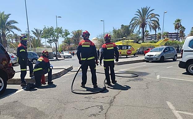 Salvan la vida a un niño de 7 años tras accidentarse en una piscina de Playa del Inglés