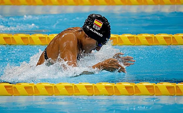 Michelle Alonso, durante la final en Tokio. 