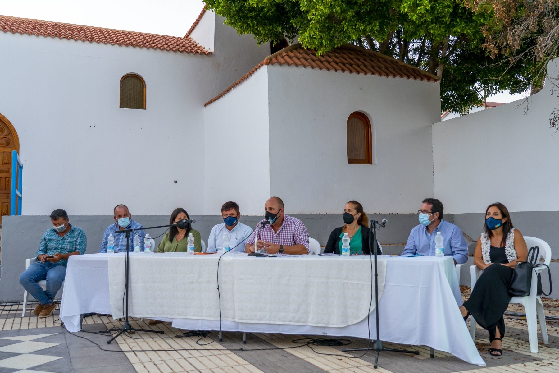 Momento del encuentro del pasado lunes. 