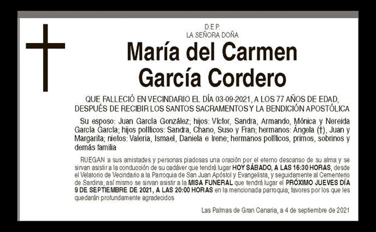 María del Carmen García Cordero