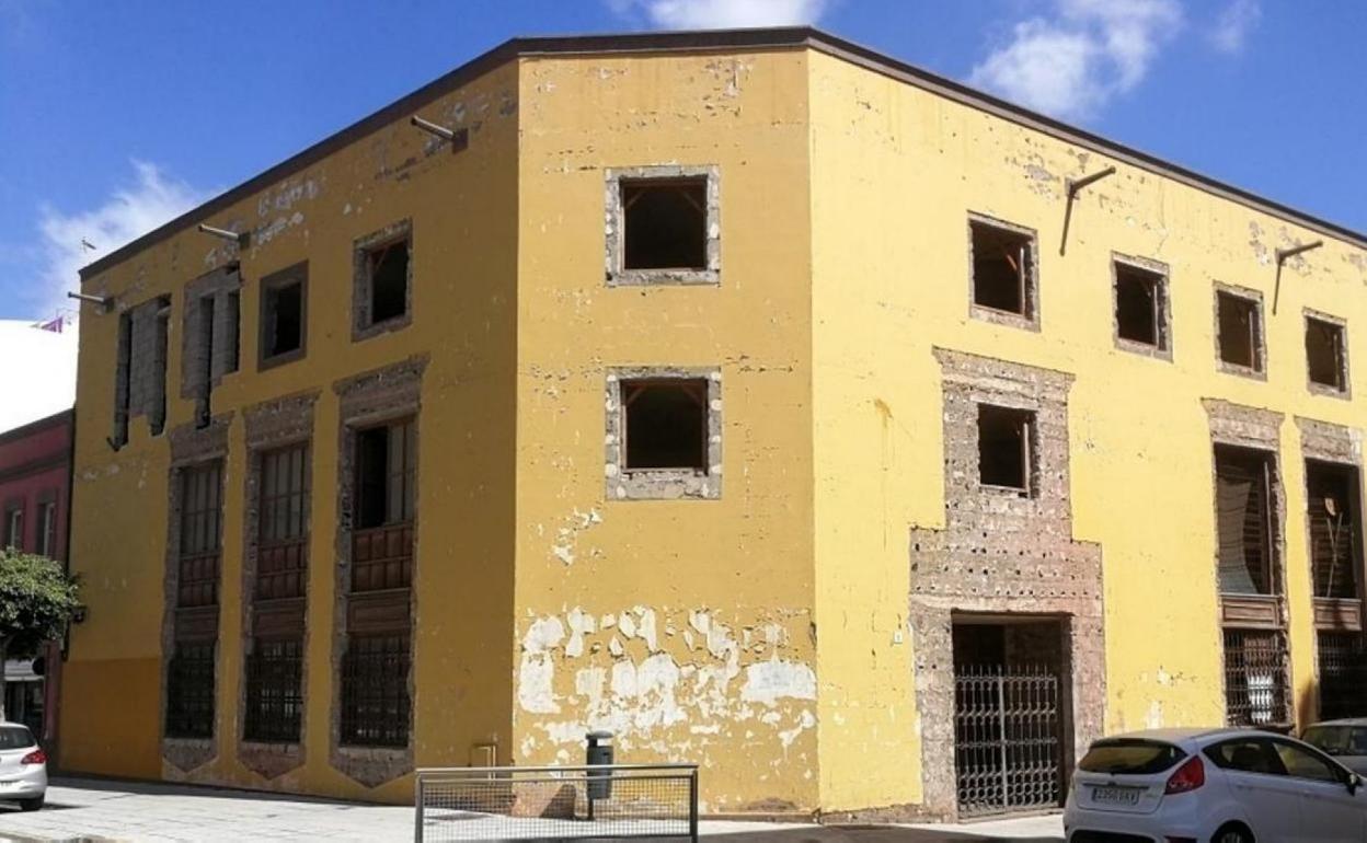 Imagen del edificio de los antiguos juzgados de Telde. 